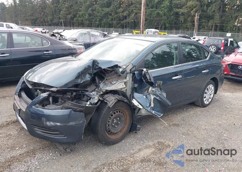 2015 Nissan Sentra Sv z USA, uszkodzony, nr VIN 3N1AB7AP9FY321684